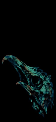 Skull in Patina