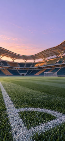 أرض الملعب في الساعة الذهبية